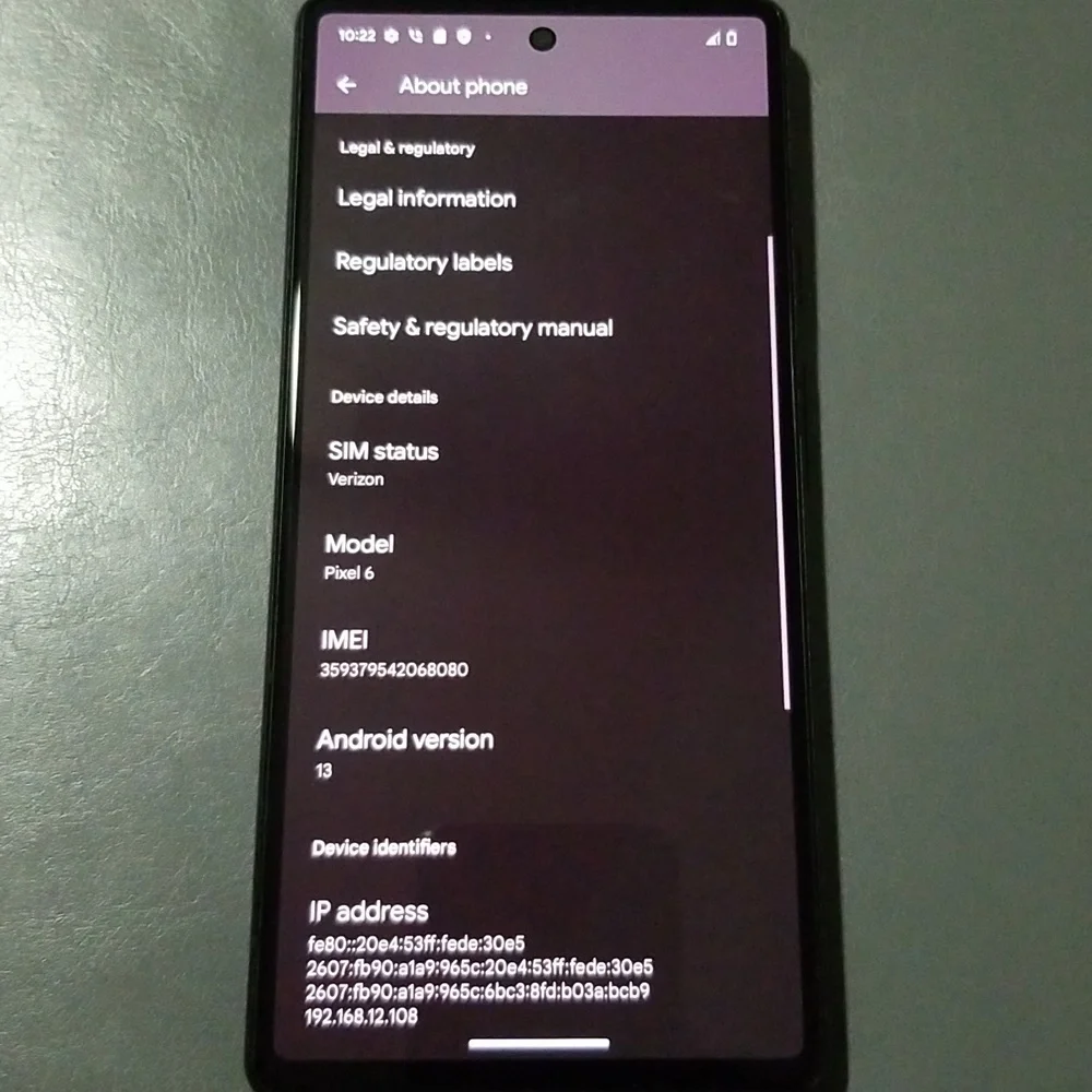 Google Pixel 6